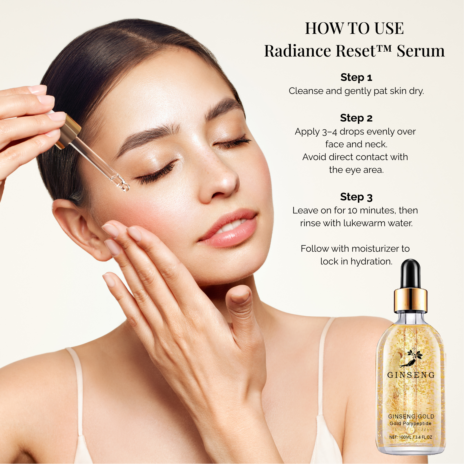 Radiance Reset Serum™ — 24K Gold Ginseng Firming Serum