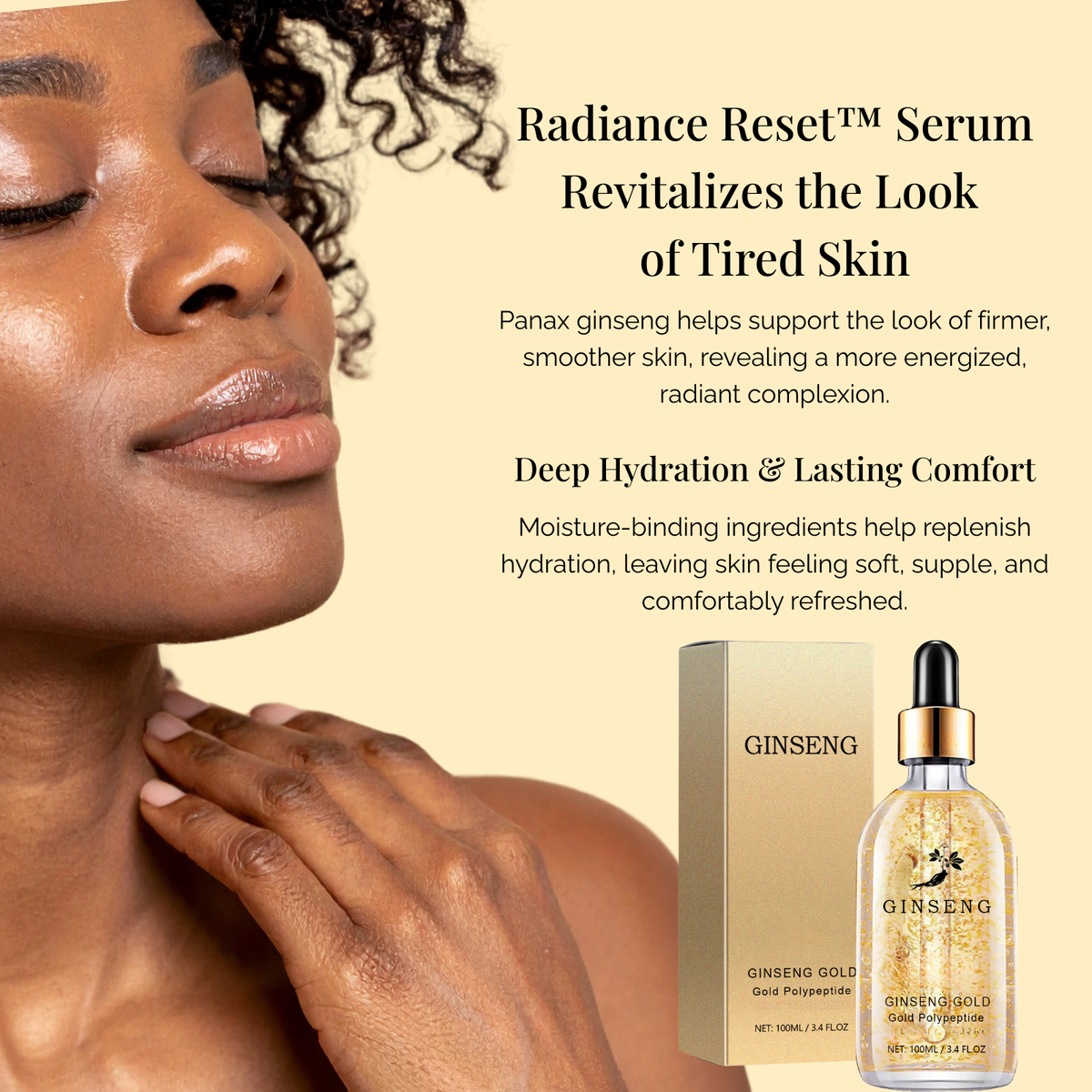 Radiance Reset Serum™ — 24K Gold Ginseng Firming Serum